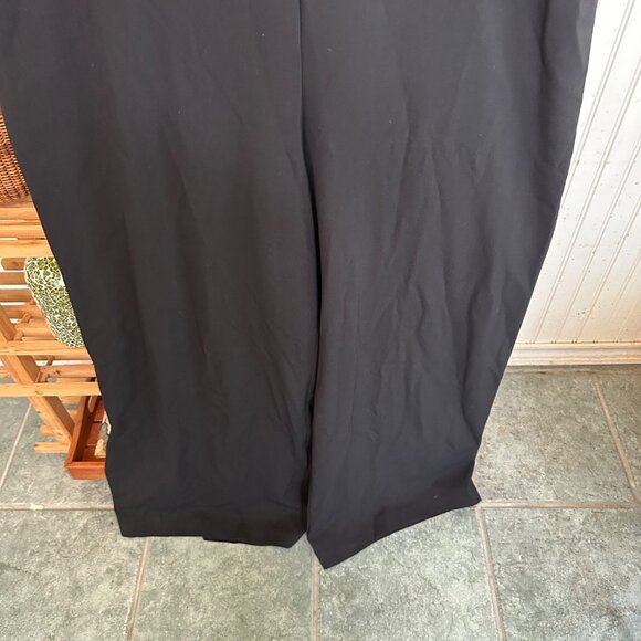Halogen 2X NWT sold black jumper pull on short sleeve wide leg pants - Picture 9 of 9